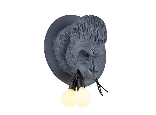 Wall Mounted Gorilla Head Light